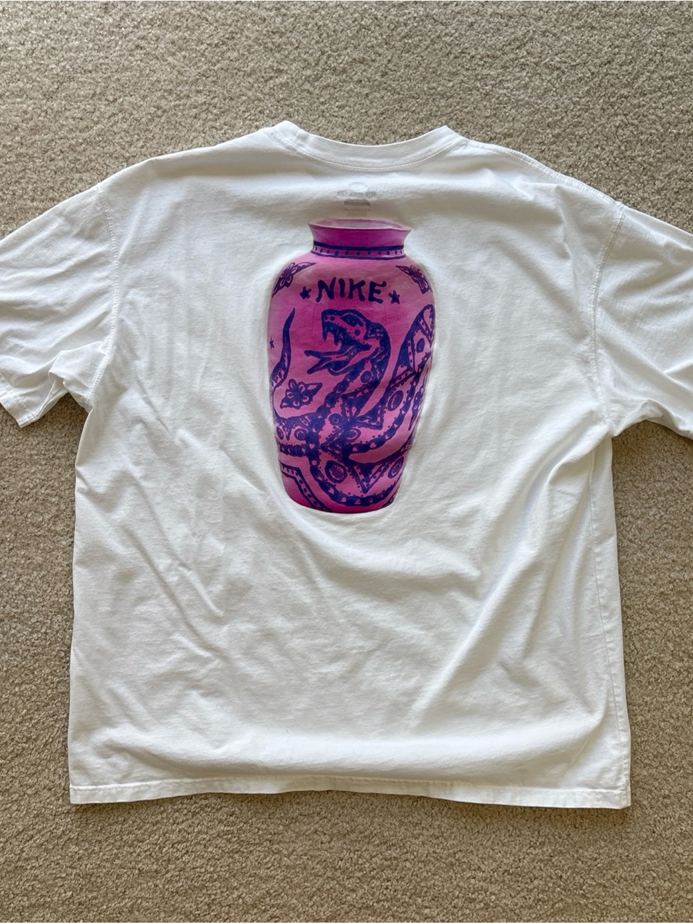 Nike SB Men's Max90 Graphic Skate Shirt - Size: XL - HV2201 100 - White